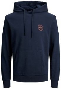 HOODIE JACK & JONES JJESHARK 12205081 ΣΚΟΥΡΟ ΜΠΛΕ (XL) HOODIE JACK & JONES JJESHARK 12205081 ΣΚΟΥΡΟ ΜΠΛΕ (XL)