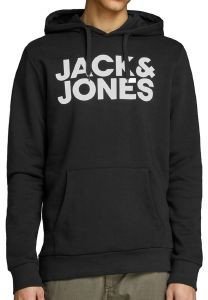 HOODIE JACK & JONES JJECORP LOGO 12152840 ΜΑΥΡΟ (L) HOODIE JACK & JONES JJECORP LOGO 12152840 ΜΑΥΡΟ (L)