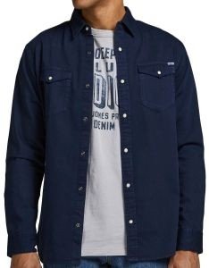 ΠΟΥΚΑΜΙΣΟ JACK & JONES JJESHERIDAN 12138115 ΣΚΟΥΡΟ ΜΠΛΕ (M) ΠΟΥΚΑΜΙΣΟ JACK & JONES JJESHERIDAN 12138115 ΣΚΟΥΡΟ ΜΠΛΕ (M)