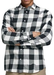 ΠΟΥΚΑΜΙΣΟ JACK & JONES JJEGINGHAM ΚΑΡΟ 12181602 ΛΕΥΚΟ/ΜΑΥΡΟ (M) ΠΟΥΚΑΜΙΣΟ JACK & JONES JJEGINGHAM ΚΑΡΟ 12181602 ΛΕΥΚΟ/ΜΑΥΡΟ (M)