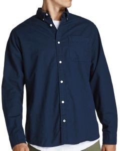 ΠΟΥΚΑΜΙΣΟ JACK & JONES JJEOXFORD 12182486 ΣΚΟΥΡΟ ΜΠΛΕ (L) ΠΟΥΚΑΜΙΣΟ JACK & JONES JJEOXFORD 12182486 ΣΚΟΥΡΟ ΜΠΛΕ (L)