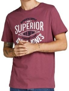 T-SHIRT JACK & JONES JJELOGO 12199474 ΣΚΟΥΡΟ ΡΟΖ (S) T-SHIRT JACK & JONES JJELOGO 12199474 ΣΚΟΥΡΟ ΡΟΖ (S)