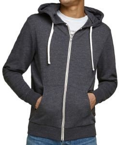 HOODIE ΜΕ ΦΕΡΜΟΥΑΡ JACK & JONES JJEHOLMEN 12136884 ΣΚΟΥΡΟ ΓΚΡΙ ΜΕΛΑΝΖΕ (S) HOODIE ΜΕ ΦΕΡΜΟΥΑΡ JACK & JONES JJEHOLMEN 12136884 ΣΚΟΥΡΟ ΓΚΡΙ ΜΕΛΑΝΖΕ (S)