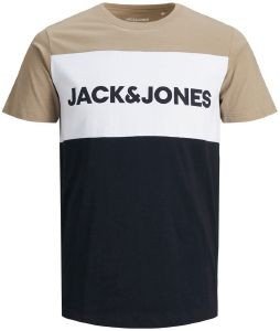 T-SHIRT JACK & JONES JJELOGO BLOCKING 12173968  /  (S)