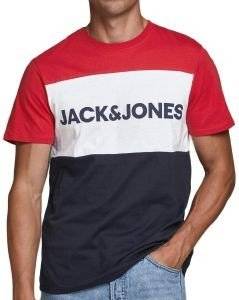 T-SHIRT JACK & JONES JJELOGO BLOCKING 12173968 �������/������ ���� (L)