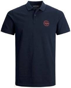 T-SHIRT POLO JACK & JONES JJESHARK 12205025 ������ ���� (XXL)