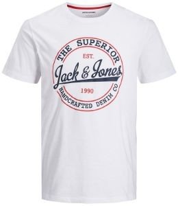 T-SHIRT JACK & JONES JJBRAT 12200530 ΛΕΥΚΟ (XXL) T-SHIRT JACK & JONES JJBRAT 12200530 ΛΕΥΚΟ (XXL)