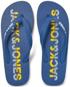 JACK - JONES ΣΑΓΙΟΝΑΡΕΣ JACK - JONES JFWLOGO FLIPFLOP 12203963 ΜΠΛΕ