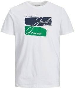 T-SHIRT JACK & JONES JORSUNSET LOGO 12210140 ����� (XL)
