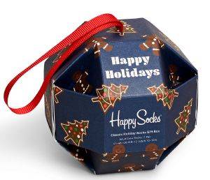  HAPPY SOCKS GINGERBREAD COOKIES XGCO01-6500 GIFT BOX (36-40)