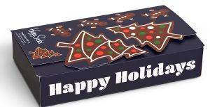 ������� HAPPY SOCKS GINGERBREAD COOKIES XGCO02-0200 GIFT BOX 2��� (41-46)