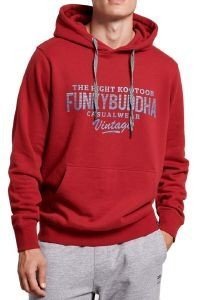 HOODIE FUNKY BUDDHA FBM004-018-06 ΣΚΟΥΡΟ ΚΟΚΚΙΝΟ (M) HOODIE FUNKY BUDDHA FBM004-018-06 ΣΚΟΥΡΟ ΚΟΚΚΙΝΟ (M)