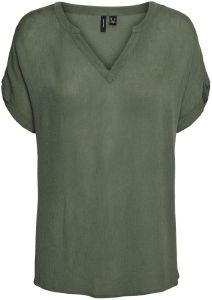 T-SHIRT VERO MODA VMAGATHE 10258456 XAKI (XS) T-SHIRT VERO MODA VMAGATHE 10258456 XAKI (XS)