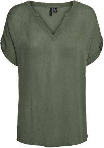 T-SHIRT VERO MODA VMAGATHE 10258456 XAKI (L)