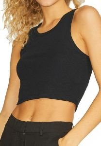 CROP TOP JJXX JXFALLON RIB 12200401 ΜΑΥΡΟ (XS) CROP TOP JJXX JXFALLON RIB 12200401 ΜΑΥΡΟ (XS)