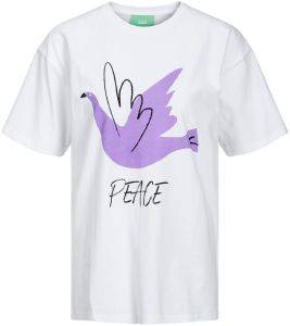 T-SHIRT JJXX JXELLA PRINT PEACE 12212362 ����� (M)