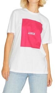 JACK - JONES T-SHIRT JJXX JXAMBER PRINT 12204837 ΛΕΥΚΟ/ΡΟΖ