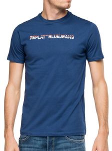 T-SHIRT REPLAY M6038 .000.22980P 788 ΜΠΛΕ (M) T-SHIRT REPLAY M6038 .000.22980P 788 ΜΠΛΕ (M)