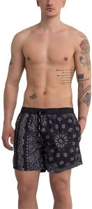 ΜΑΓΙΟ BOXER REPLAY WITH CASHMERE PRINT LM1094.000.73650 010 ΜΑΥΡΟ (S) ΜΑΓΙΟ BOXER REPLAY WITH CASHMERE PRINT LM1094.000.73650 010 ΜΑΥΡΟ (S)