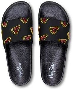  HAPPY SOCKS POOL SLIDER PIZZA SLICE PZS114-9000  (44-45)