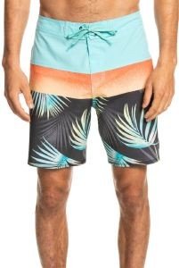 QUIKSILVER ΜΑΓΙΟ ΒΕΡΜΟΥΔΑ QUIKSILVER SURFSILK PANEL 18 EQYBS04658 ΓΑΛΑΖΙΟ/ΠΟΡΤΟΚΑΛΙ/ΜΑΥΡΟ