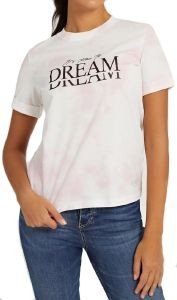 T-SHIRT GUESS LINJIE W2GI14JA900 TIE DYE ΛΕΥΚΟ/ΡΟΖ (M) T-SHIRT GUESS LINJIE W2GI14JA900 TIE DYE ΛΕΥΚΟ/ΡΟΖ (M)