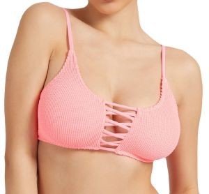 BIKINI TOP GUESS E2GJ09MC03P ΡΟΖ (XS/S) BIKINI TOP GUESS E2GJ09MC03P ΡΟΖ (XS/S)