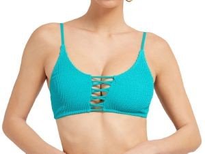 BIKINI TOP GUESS E2GJ09MC03P ΤΥΡΚΟΥΑΖ (XS/S) BIKINI TOP GUESS E2GJ09MC03P ΤΥΡΚΟΥΑΖ (XS/S)