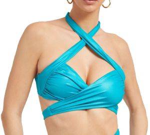 BIKINI TOP GUESS CROSSED BRALETTE E2GJ28MC04U �������� (L)