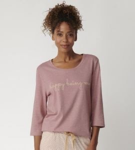 TOP TRIUMPH MIX & MATCH 3/4 SLEEVES ΡΟΖ (42) TOP TRIUMPH MIX & MATCH 3/4 SLEEVES ΡΟΖ (42)