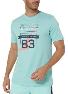 T-SHIRT NAUTICA N1F00141 400 ΤΥΡΚΟΥΑΖ (XL) T-SHIRT NAUTICA N1F00141 400 ΤΥΡΚΟΥΑΖ (XL)