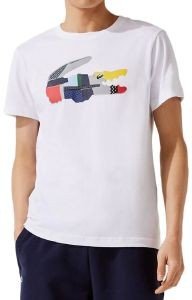 T-SHIRT LACOSTE PATCHWORK CROCODILE PRINT TH0822 001 ΛΕΥΚΟ (XL) T-SHIRT LACOSTE PATCHWORK CROCODILE PRINT TH0822 001 ΛΕΥΚΟ (XL)