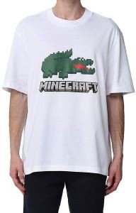 T-SHIRT LACOSTE MINECRAFT PRINT TH5038 001 ����� (S)