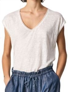 TOP PEPE JEANS CLEMENTINE PL505170 ΕΚΡΟΥ (M) TOP PEPE JEANS CLEMENTINE PL505170 ΕΚΡΟΥ (M)