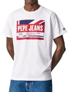 T-SHIRT PEPE JEANS ADELARD FLAG AND LOGO PM508223 