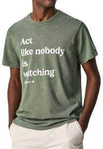 T-SHIRT PEPE JEANS AILM VINTAGE TEXT PM508240  (XL)