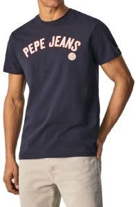 PEPE JEANS T-SHIRT PEPE JEANS ALESSIO PM508256 ΣΚΟΥΡΟ ΜΠΛΕ