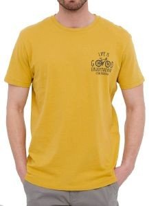 T-SHIRT FUNKY BUDDHA FBM005-363-04 ΜΟΥΣΤΑΡΔΙ (L) T-SHIRT FUNKY BUDDHA FBM005-363-04 ΜΟΥΣΤΑΡΔΙ (L)