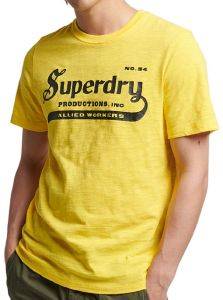 T-SHIRT SUPERDRY OVIN VINTAGE MERCH STORE M1011329A ������� (L)
