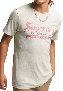 T-SHIRT SUPERDRY OVIN VINTAGE MERCH STORE M1011329A ������� ���� ������� (XXL)