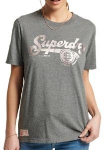 T-SHIRT SUPERDRY OVIN VINTAGE SCRIPT STYLE COLL W1010793A ΓΚΡΙ ΜΕΛΑΝΖΕ (S) T-SHIRT SUPERDRY OVIN VINTAGE SCRIPT STYLE COLL W1010793A ΓΚΡΙ ΜΕΛΑΝΖΕ (S)