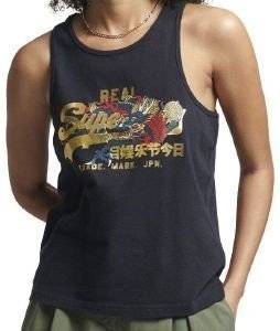 TOP SUPERDRY OVIN VINTAGE VL NARRATIVE W6011268A ������ ���� (M)