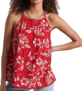 TOP SUPERDRY OVIN VINTAGE BEACH CAMI W6011278A ΚΟΚΚΙΝΟ φωτογραφία