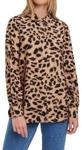 ΠΟΥΚΑΜΙΣΟ VERO MODA VMANEA 10267837 ANIMAL PRINT ΚΑΦΕ/ΜΑΥΡΟ