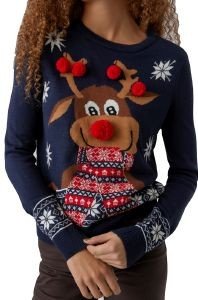  VERO MODA VMNEWFROSTYDEER XMAS 10272616   (XS)