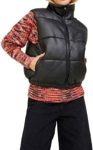 ΜΠΟΥΦΑΝ ΑΜΑΝΙΚΟ JJXX JXCLINE FAUX LEATHER PUFFER 12218553 ΜΑΥΡΟ (S) ΜΠΟΥΦΑΝ ΑΜΑΝΙΚΟ JJXX JXCLINE FAUX LEATHER PUFFER 12218553 ΜΑΥΡΟ (S)