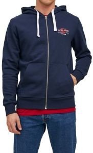 HOODIE ΜΕ ΦΕΡΜΟΥΑΡ JACK & JONES JJSTAMP 12211515 ΣΚΟΥΡΟ ΜΠΛΕ (S) HOODIE ΜΕ ΦΕΡΜΟΥΑΡ JACK & JONES JJSTAMP 12211515 ΣΚΟΥΡΟ ΜΠΛΕ (S)
