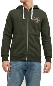 HOODIE ΜΕ ΦΕΡΜΟΥΑΡ JACK & JONES JJSTAMP 12211515 ΣΚΟΥΡΟ ΠΡΑΣΙΝΟ (S) HOODIE ΜΕ ΦΕΡΜΟΥΑΡ JACK & JONES JJSTAMP 12211515 ΣΚΟΥΡΟ ΠΡΑΣΙΝΟ (S)