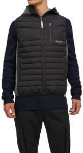 ΜΠΟΥΦΑΝ ΑΜΑΝΙΚΟ JACK - JONES JCOBERG HYBRID 12218642 ΜΑΥΡΟ