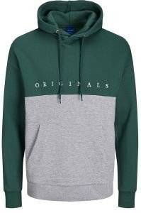 HOODIE JACK & JONES JORCOPENHAGEN BLOCKING 12220526 ������ �������/������� ���� ������� (S)